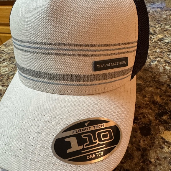 TravisMathew Beige and Black Adjustable Ball Cap - Picture 4 of 8